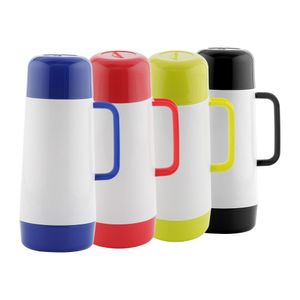 Termo Universal Blanco Tapa Color Plástico 1 Lt