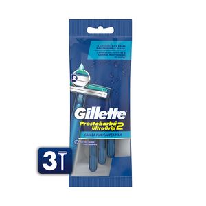 Máquinas Para Afeitar Desechables Gillette Prestobarba2 UltraGrip 3 Unds