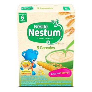 Cereal Infantil Nestlé Nestum 5 Cereales 350 G