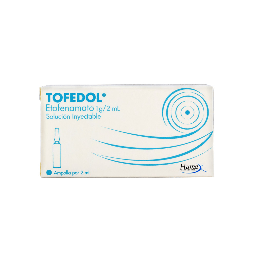 TOFEDOL 1GR/2ML SOL INY CJ X 1 AMP - Olímpica