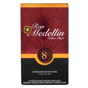 Ron Medellín Extra Añejo 8 Años 375 Ml