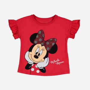 Camiseta Caminadora Minnie Mic Rojo 92057