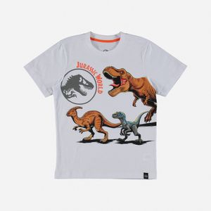 Camiseta Niño Jurassic World Mic Blanco 233914