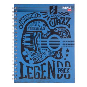 Cuaderno Argollado Scribe Grande Rayado Tribals 80 Hojas