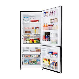 Nevera Mabe 542 Lt Brutos Bottom Freezer No Frost Black Steel Rmb520Iwbqp1