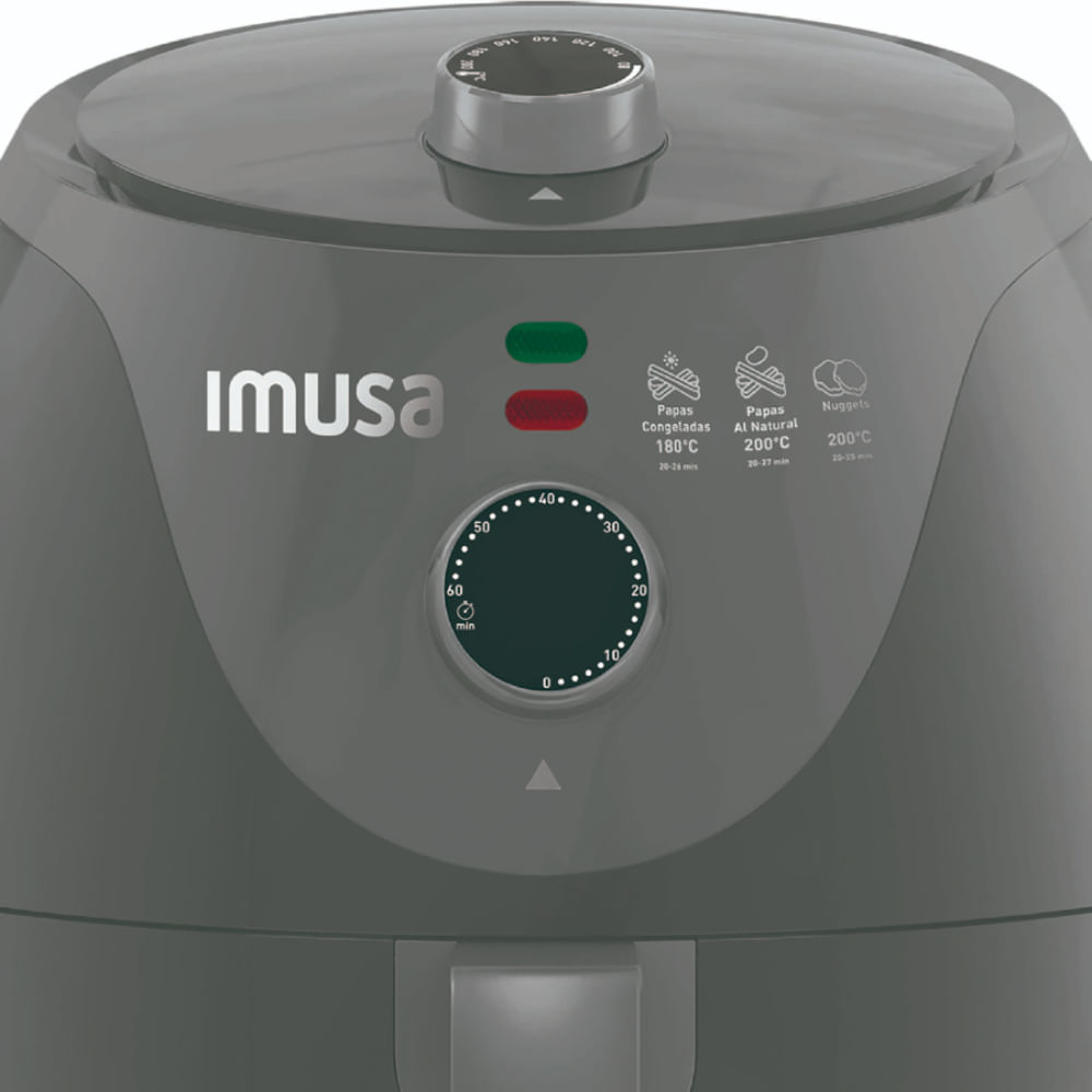 AIR FRYER ESENCIAL IMUSA 3,2L GRIS Olímpica