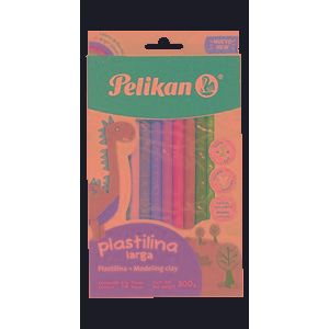 Plastilina Pelikan Larga X10 Colores Surtidos