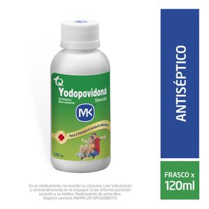 Yodopovidona MK Solución Tópica 120 ML