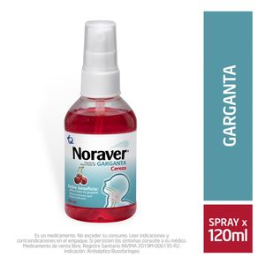 Noraver Garganta Cereza Con Válvula Solución 120 ML