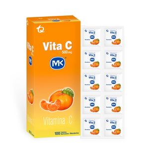 Vitamina C MK Mandarina X100 Tabletas