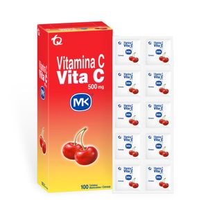 Vitamina C Mk Cereza Caja X 100 Tabletas
