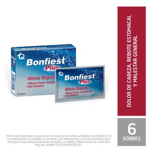 Bonfiest Plus Alivio Rápido X6 Sobres