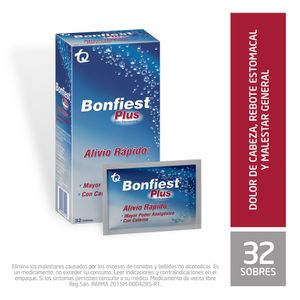Bonfiest Plus Lua Alivio Rápido X32 Sobres