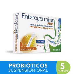 Probiótico Enterogermina Suspensión Oral x5 frascos