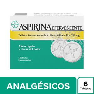 ASPIRINA 500 MG CJ X 6 TAB EFERV