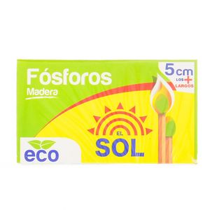 Fósforo El Sol Madera Eco X200 Unds