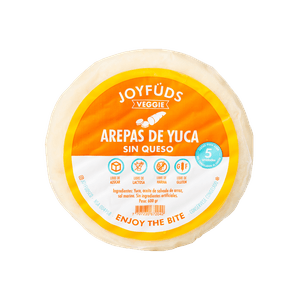 Arepas de Yuca JoyFuds sin Queso 5 Unds x600 G