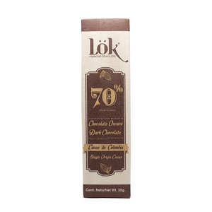 Barra de Chocolate Look Oscuro 70% Cacao 35 G