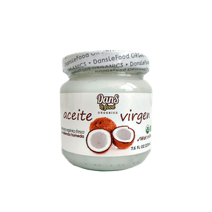 Aceite de Coco Dans Le Food Orgánico Virgen 225 Ml