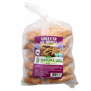 Galletas de Arroz Naruna con Arándanos 6 Unds x190 G