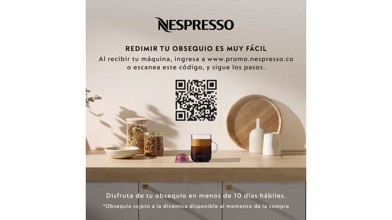 Cafetera Nespresso Vertuo Next Negra Mate