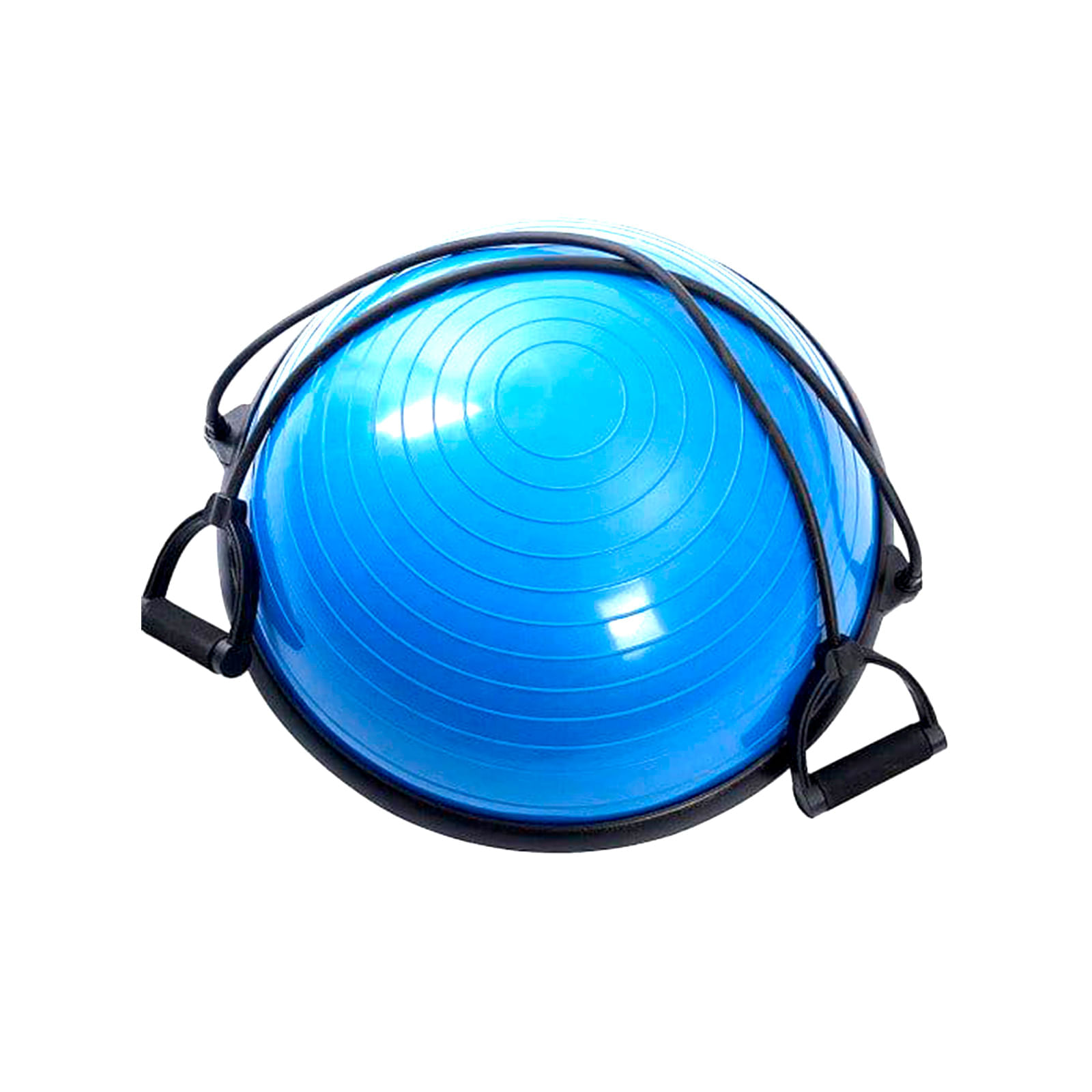 Pelota Azul Bosu Ball Fitness + Ligas + Inflador - Bloom Tienda Natural