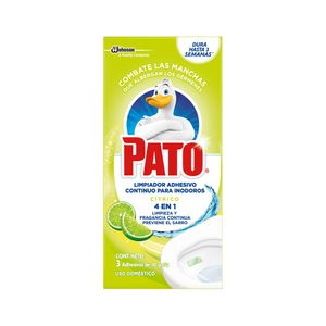 Limpiador Inodoro Pato Pastilla Adhesiva Citrico 30g