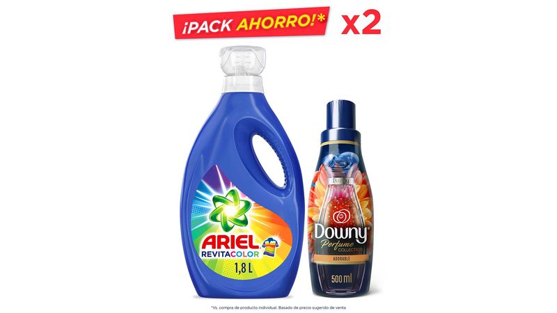 detergente ariel liquido revitacolor 800 ml