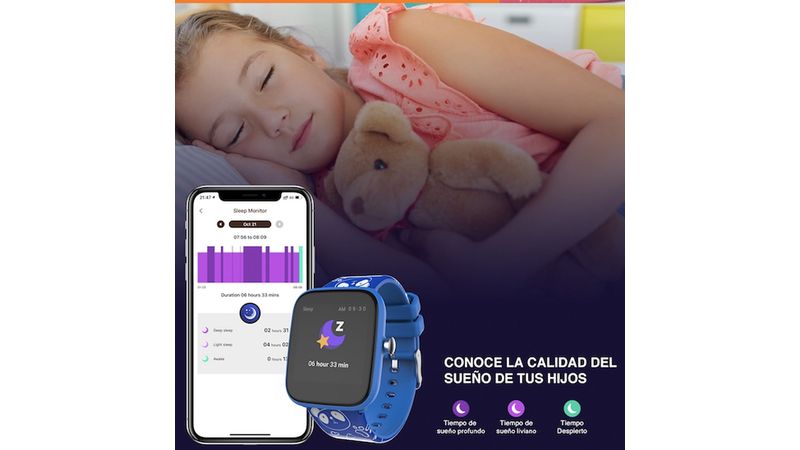 Smartwatch Multitech para niño, azul