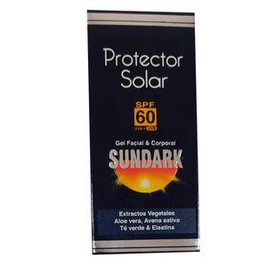 PROTECTOR SOLAR SUNDARK SPF60 ADULTOS FRASCO X 120 G