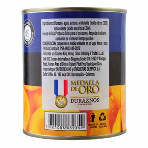 Durazno Medalla de Oro 820 G