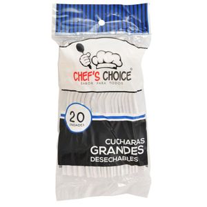Cuchara Chef's Choice Desechables X20 Unds