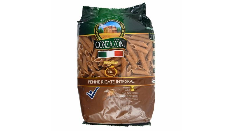 Pasta penne rigate integral CONZAZONI 500 gr