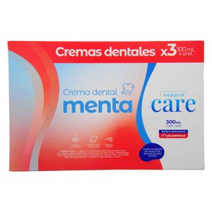 Crema Dental Suppra Care Menta 300 Ml