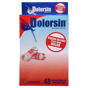 DOLORSIN 400 MG CJ X 48 CAP