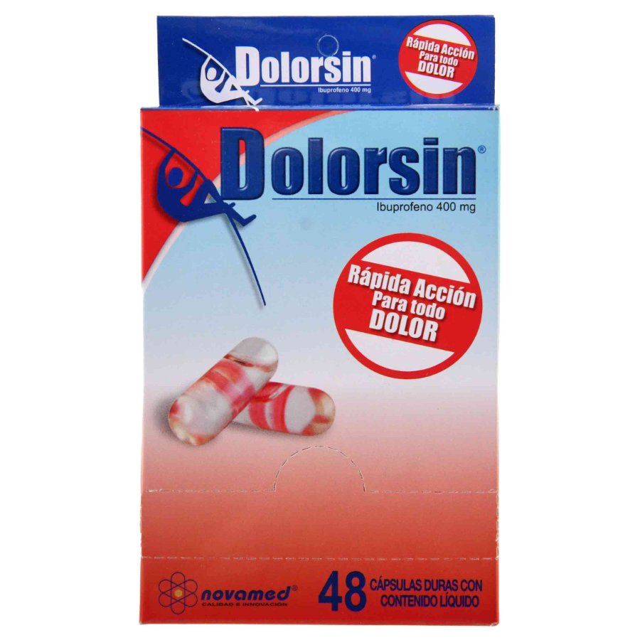 DOLORSIN 400 MG CJ X 48 CAP