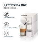 CAFETERA NESPRESSO LATTISSIMA ONE NEGRA - Olímpica