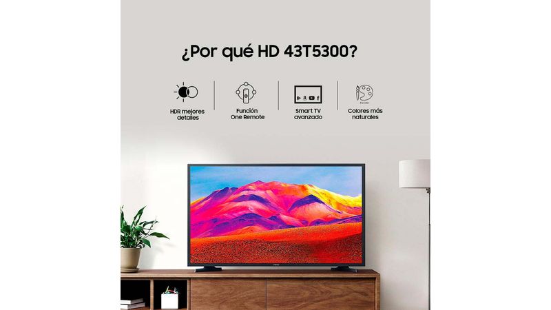 Tv Televisor Smart Samsung Tizen 43 Pulgadas 5 Series T5300 FHD Hdmi HDR