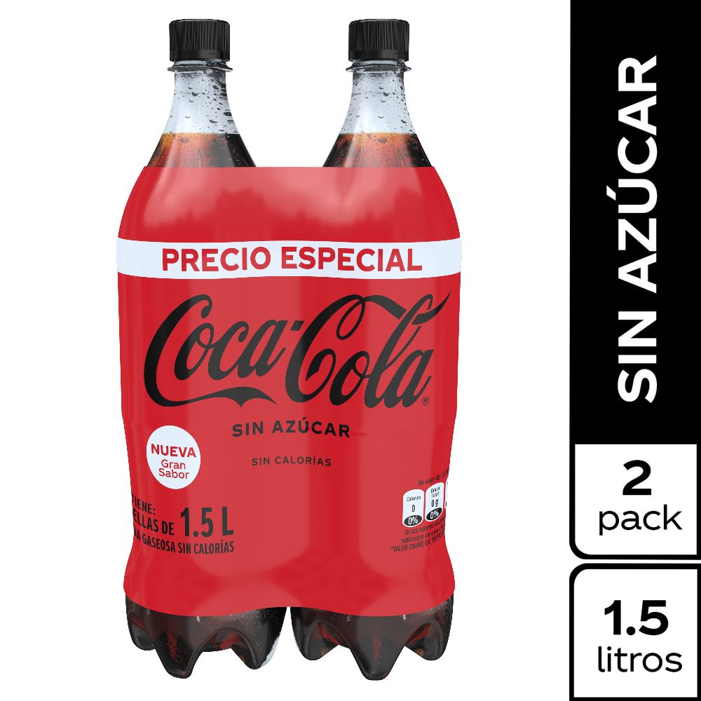 Coca Cola Zero 3 litros x6