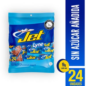 Chocolatina Mini Jet Lyne 9 G X24 Unds