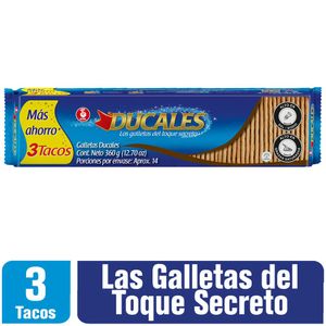 Galleta Ducales Taco 360 G X3 Unds