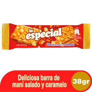 Barra De Maní & Caramelo La Especial 38 G