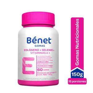 Gomas Bénet Colágeno Biotina + Vitamina E X60 Unds