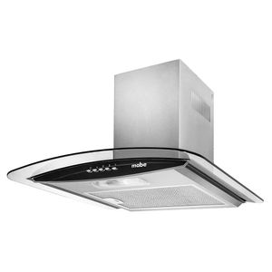 Campana De Pared Mabe 60 Cm Vidrio Curvo Cm6018Pi0