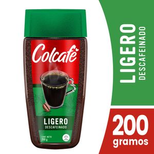 Café Colcafé Descafeinado Ligero 200 G