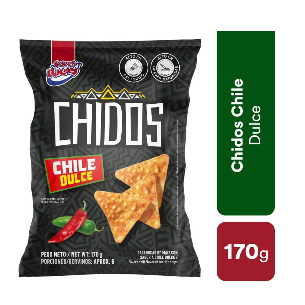 PBOCA CHIDOS MAIZ CHILE DULCE 170g - Olímpica