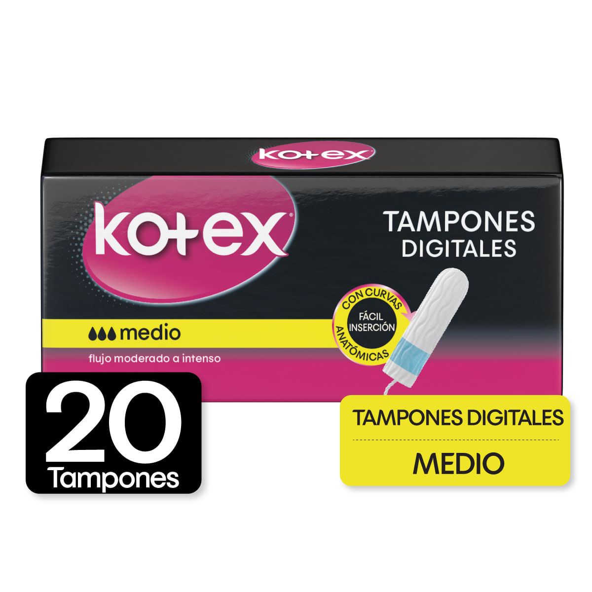 TAMPON KOTEX MED X 20 - Olímpica