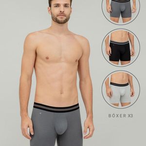 Pantaloncillos Punto Blanco Dubai X 3 Ajustado Medio Surtido 9915