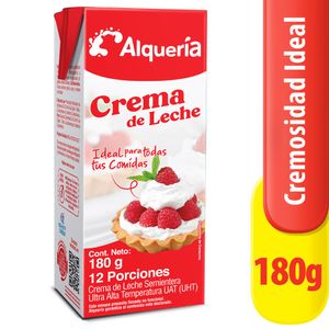 Crema Leche Alqueria Tetra 180g