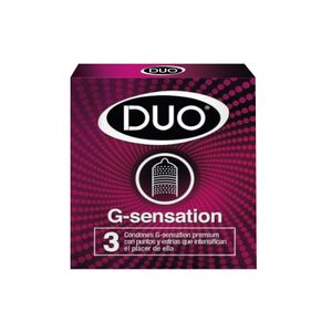 Condones Dúo G Sensation X3 Unds